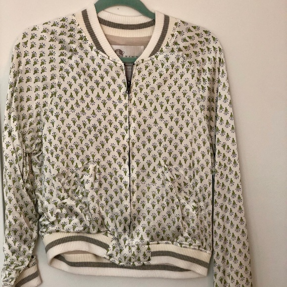 Tiny Editions for Anthropologie Silk Track Jacket - Picture 4 of 6